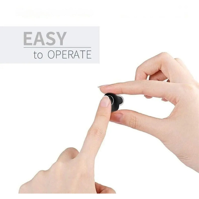 BowLift | Rechargeable ITC Invisible Hearing Aid | Hidden Sound Amplifiers for Clear Hearing