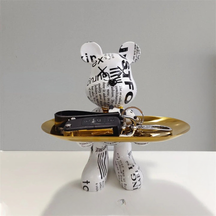 BearArt - Elegant Sculpture for Interior Decoration Bowlift