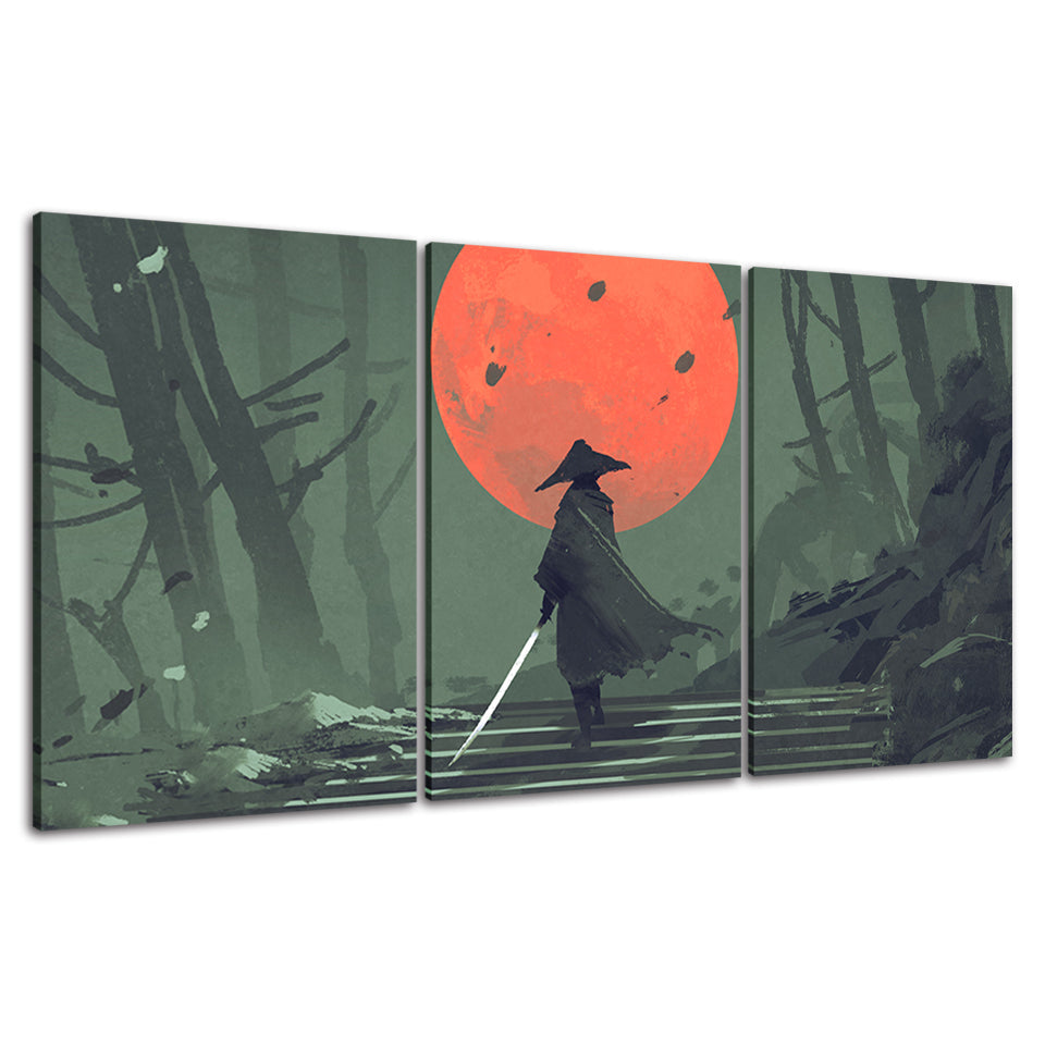 Warrior of Japan - Canvas Wall Art Painting | Bowlift