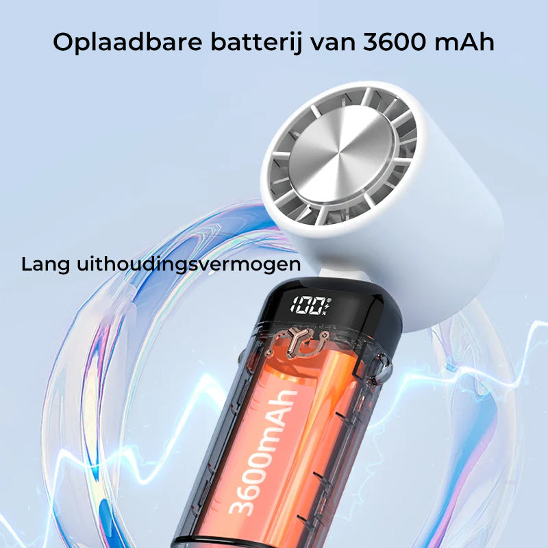 Portable electric cooling fan for cold compress | Bowlift