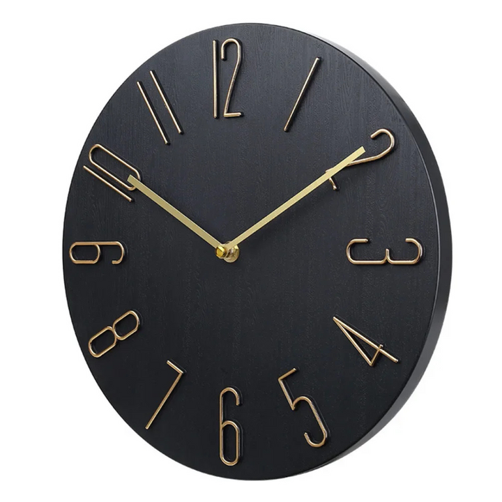 BowLift | Wall clock with colorful motif and elegant finish