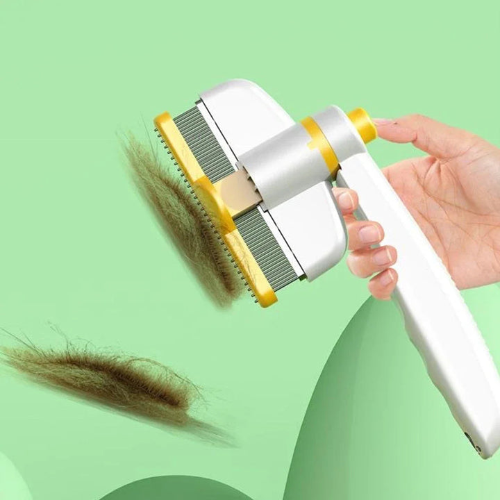 BowLift | Self Cleaning Dog Brush and Cat Brush with Rotating Comb