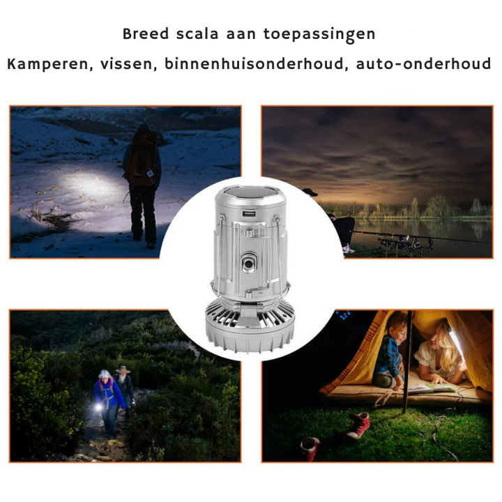 Camping lamp with Fan | Bowlift