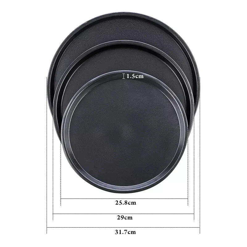 Set Of 3 Pizza Pan Non-Stick Bowlift