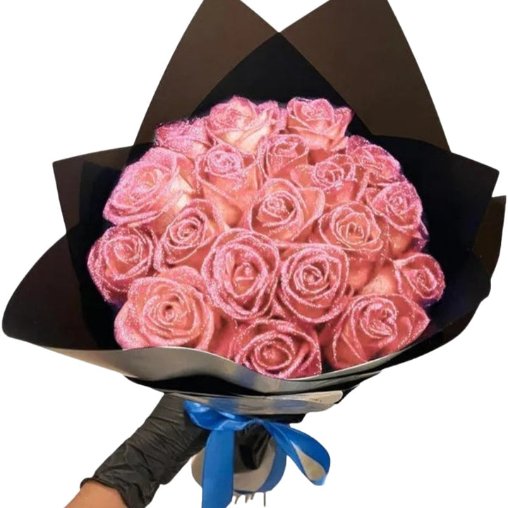 LumiPetal Glitter Roses – Decorative Bowliftumen for Party and Gift | Bowlift