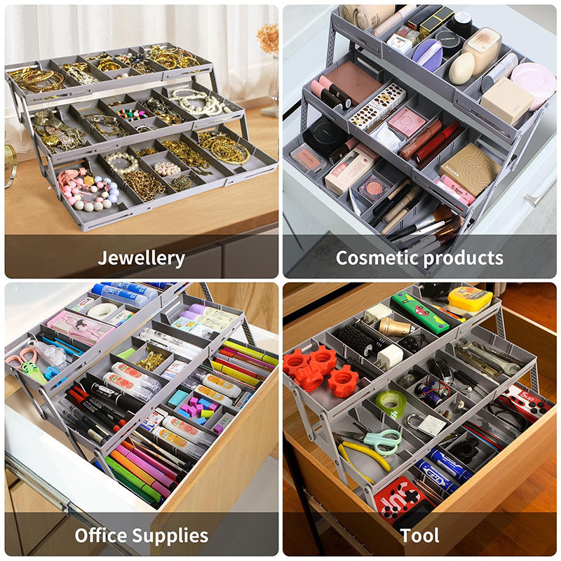 BowLift | Multi-Level Expandable Smart Drawer Organizer