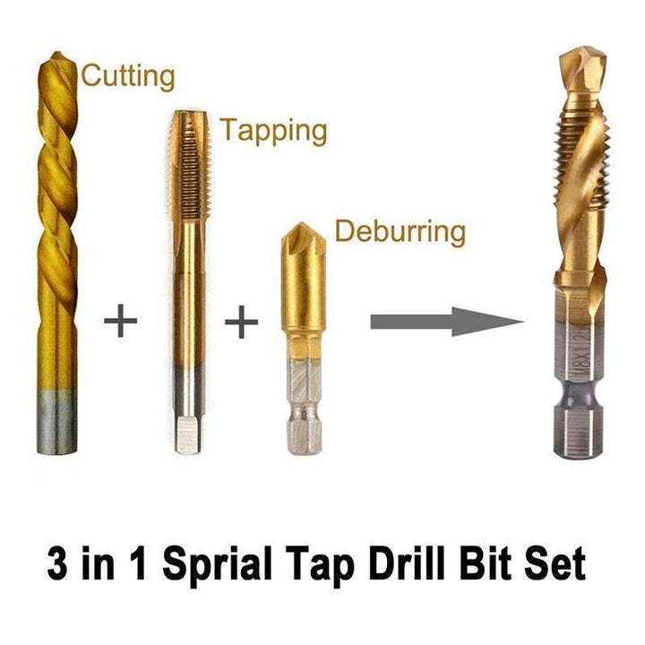 6-piece metric tap set | Bowlift