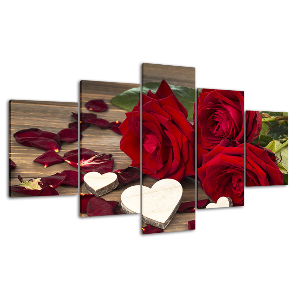 Roses of Love - Canvas Wall Art Painting | Bowlift