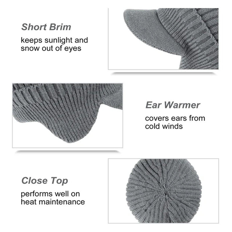 Visto Beanie - Stylish Beanie with Ear Protection Bowlift