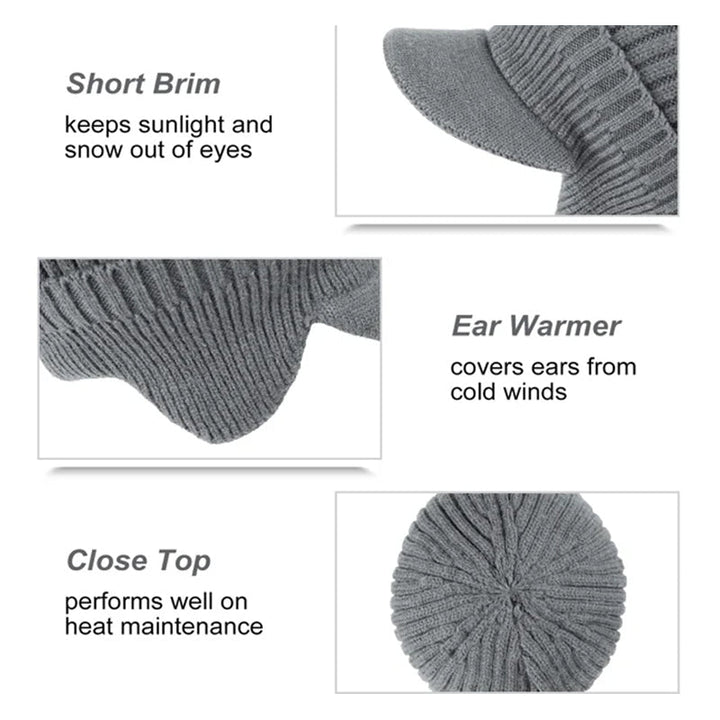 Visto Beanie - Stylish Beanie with Ear Protection Bowlift