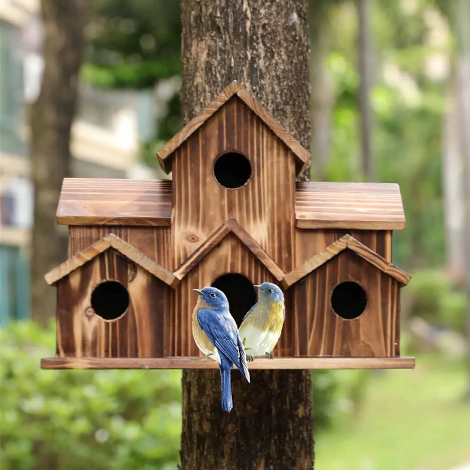 BowLift | 6-Hole Handmade Birdhouse