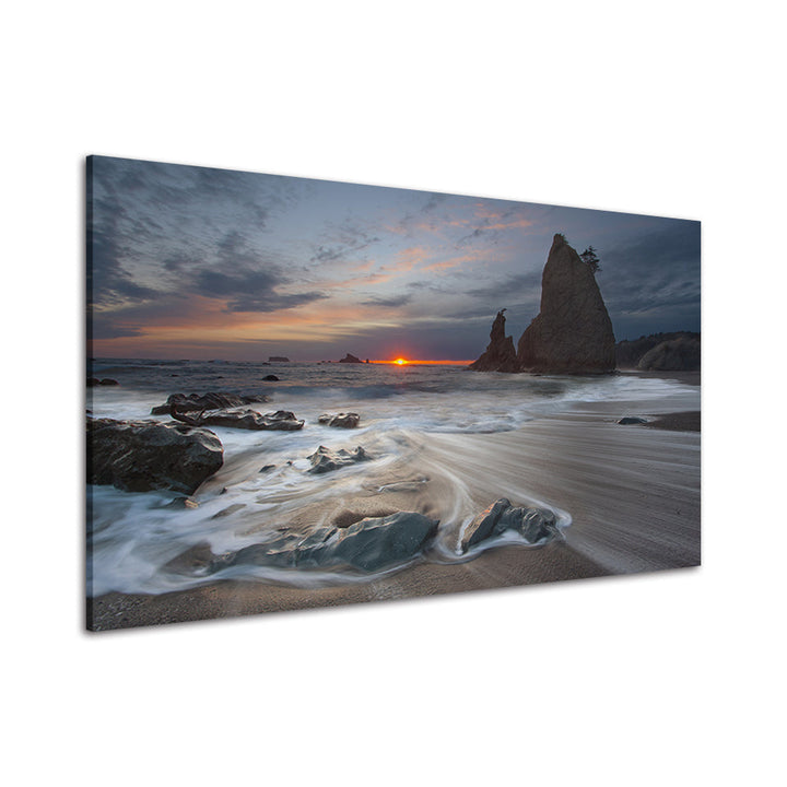 Rocky Beach - Canvas Wall Art Painting | Bowlift
