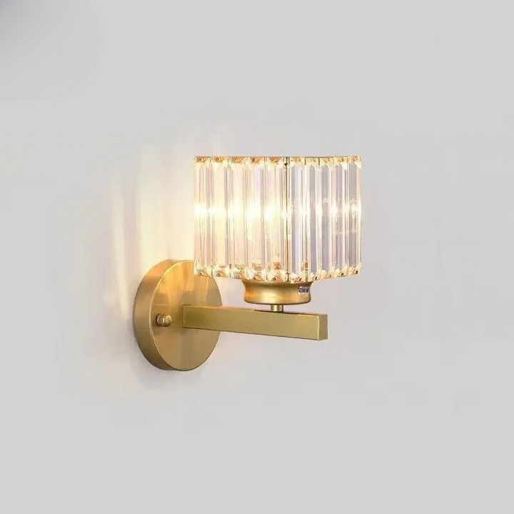 CrystalLuxe - Elegant Crystal LED Wall Lighting Bowlift