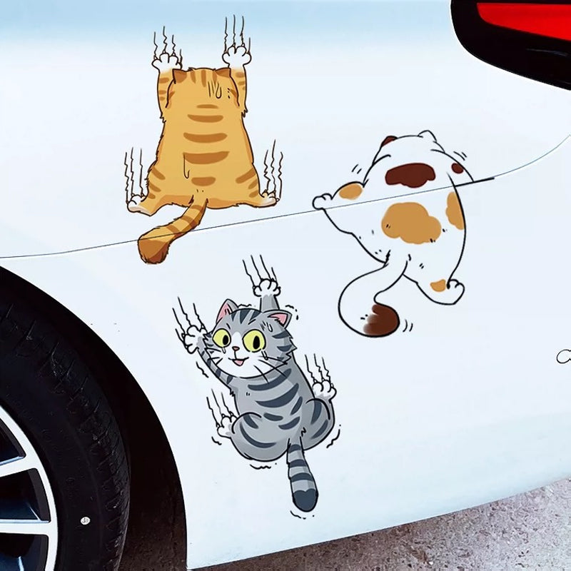 BowLift | Cute Cat Cartoon Car Sticker