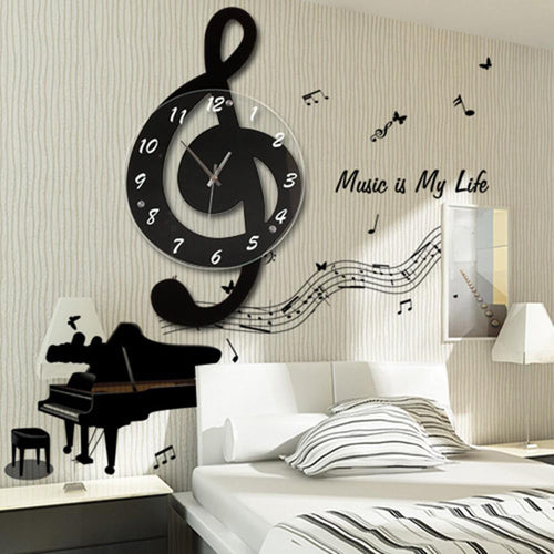 BowLift | TuneClock - G-Clef Musical Wall Timepiece