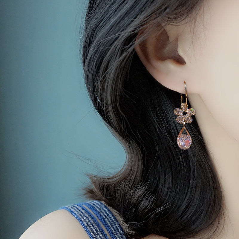 BowLift | Fashion Flower Crystal Earrings