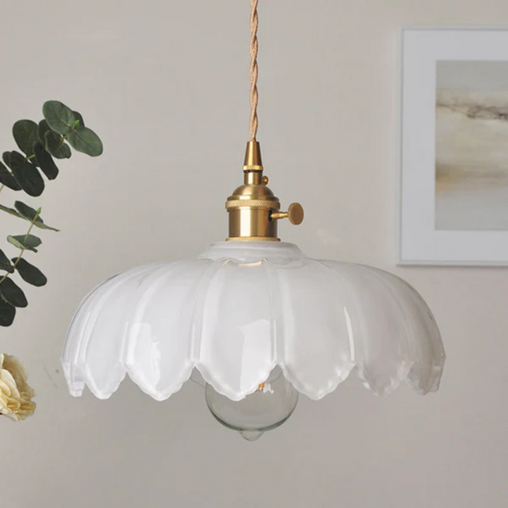 BowLift | Vintage Glass Hanging Lamp
