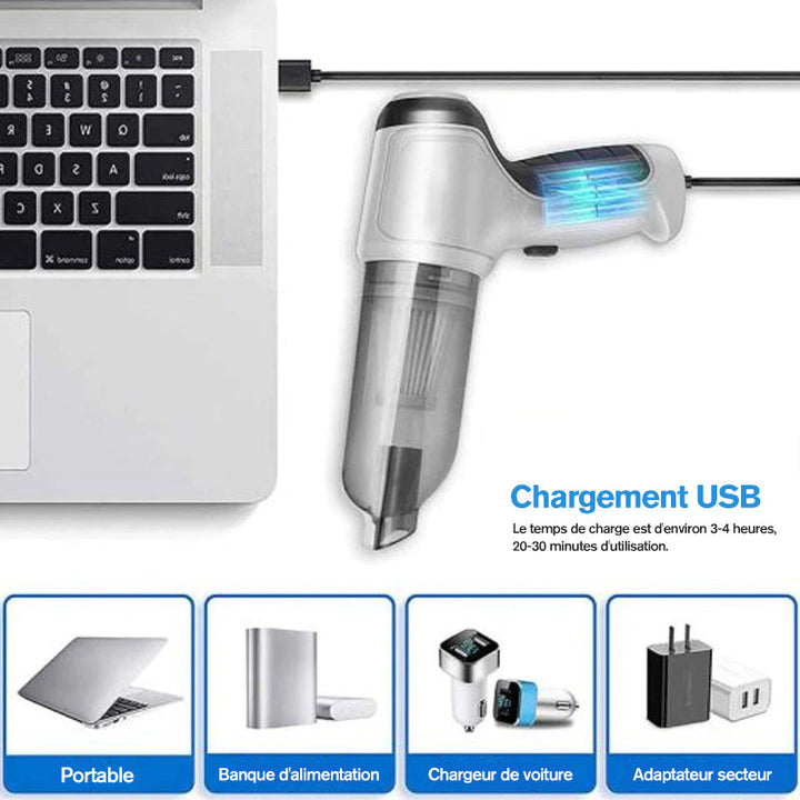 Mini cordless handheld vacuum cleaner | Bowlift