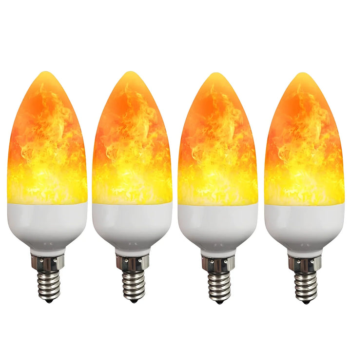 BowLift | Flame effect lamp – 9W LED lamp with realistic flame light