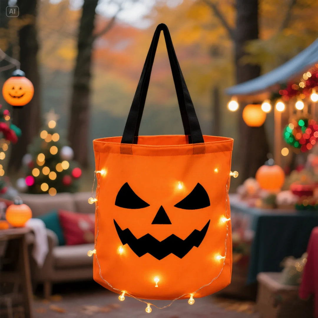 BowLift | Halloween Treat Bag LED Pumpkin Candy Bucket