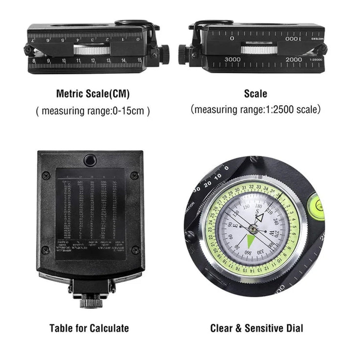 BowLift | Multifunctional Military Aiming Navigation Compass