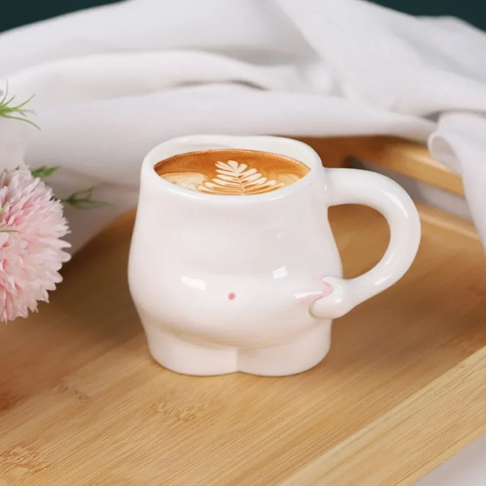 BowLift | Big Belly Fat Ceramic Coffee Mug