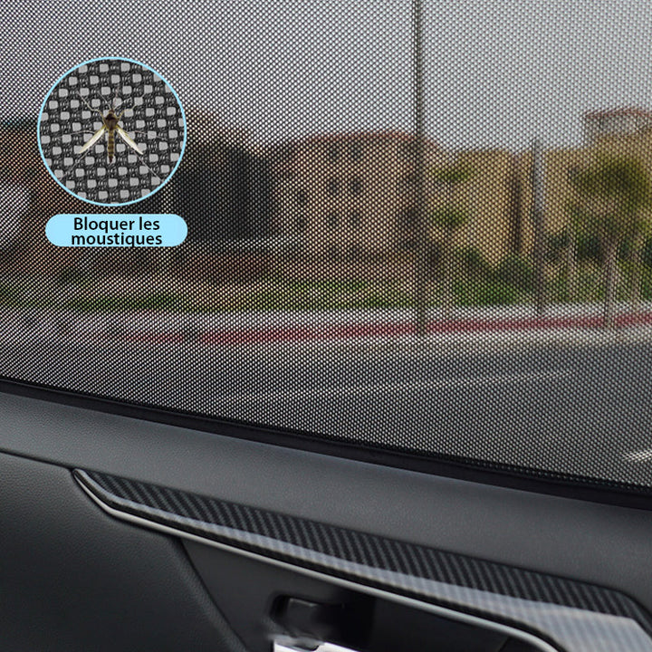 Magnetic holder for car window shade dispenser | Bowlift