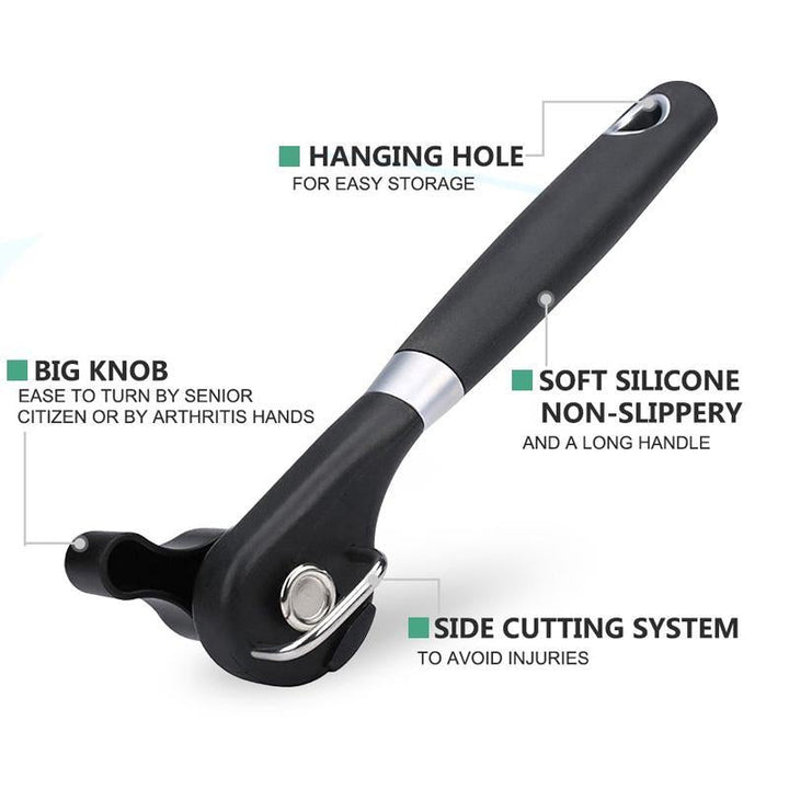 BowLift | Stainless Steel Safe Cut Can Opener
