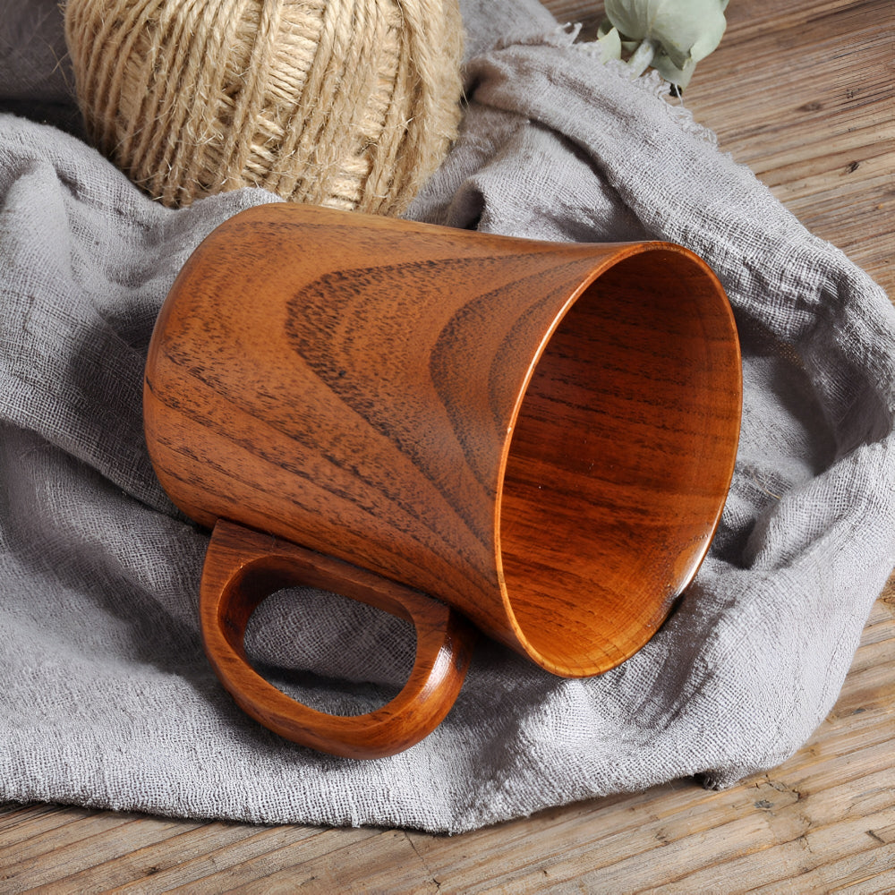 BowLift | Rustic Japanese Style Wooden Mug