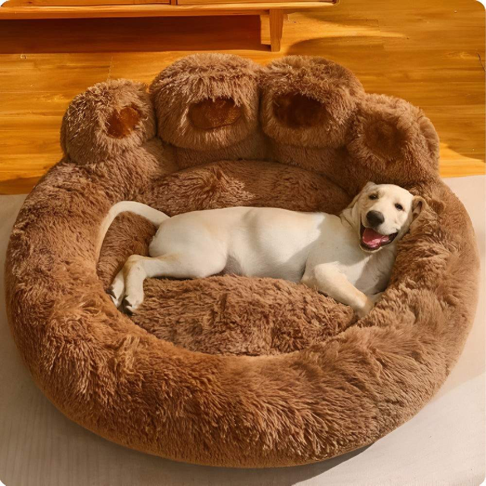 BowLift | Furry Paw-Shaped Pet Bed