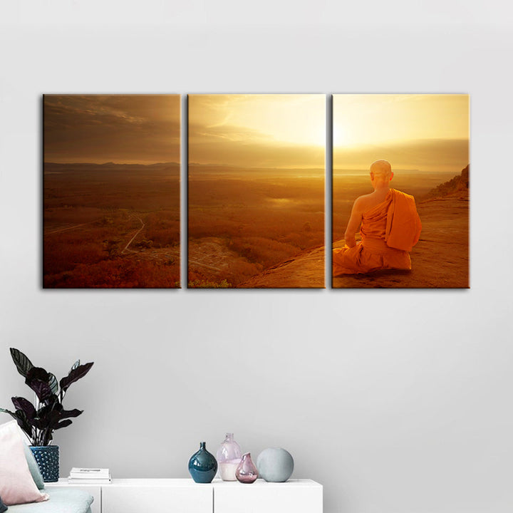 Warm Morning 3 Piece - Canvas Wall Art Painting | Bowlift