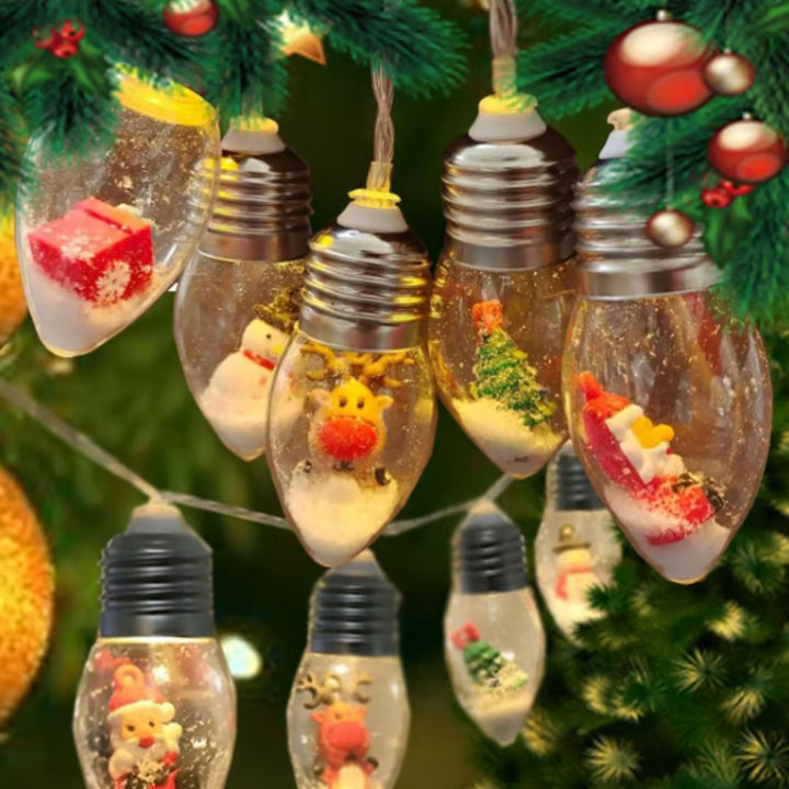 BowLift | MotiveGlow - Magical Christmas Crystal Light Chains