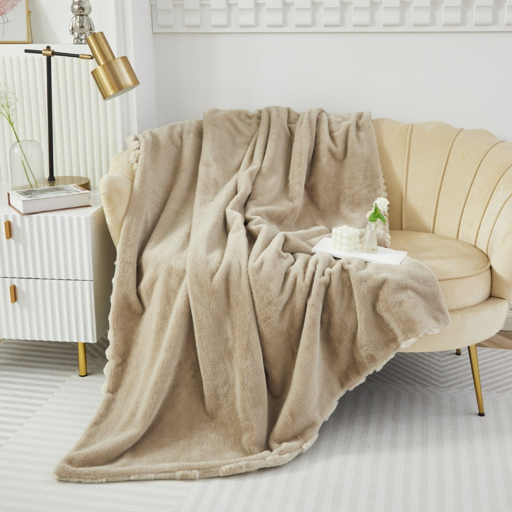 BowLift | Plush Soft Faux Rabbit Blanket