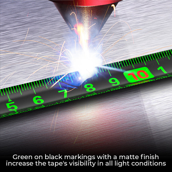 BowLift | Luminous fluorescent steel measuring tape