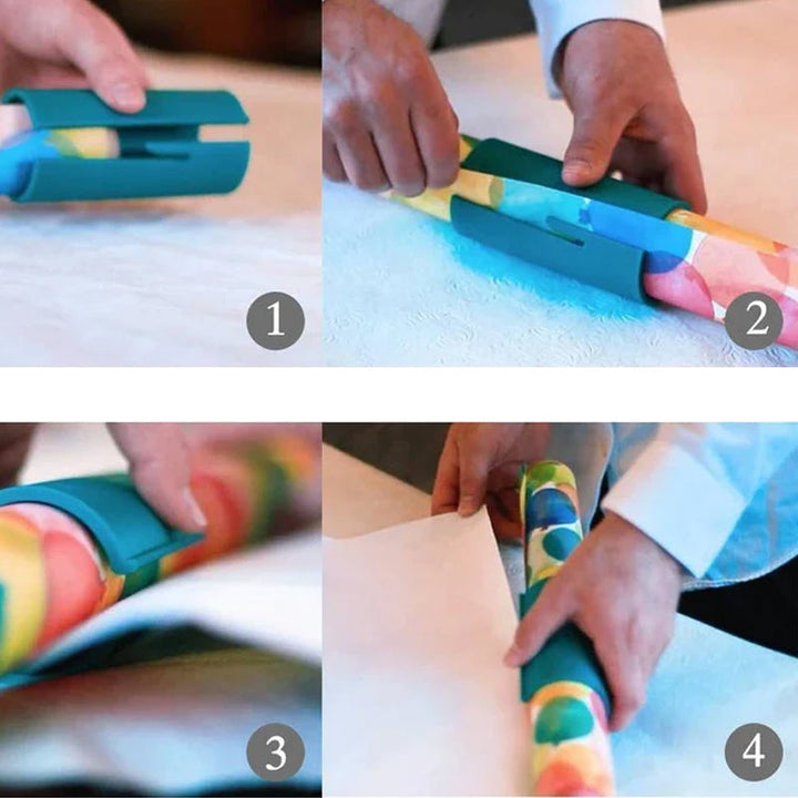 Gift Wrapping Paper Cutter, Mini Portable Paper Cutting Tool | Bowlift