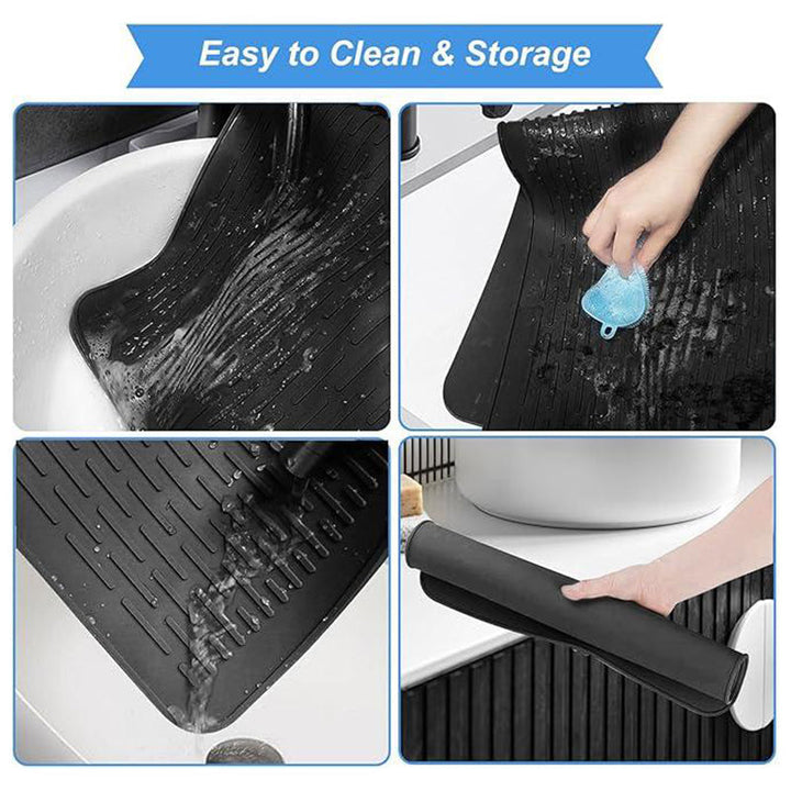 BowLift | Heat-Resistant Silicone Stove Cover Mat & Utensils