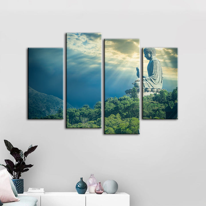 Secret Sky 4 Piece - Canvas Wall Art Painting | Bowlift