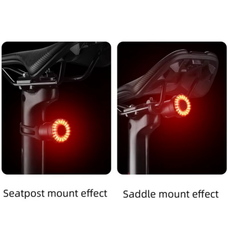 BowLift | Smart Rechargeable Bike Tail Light with Brake Sensing and Waterproof Design