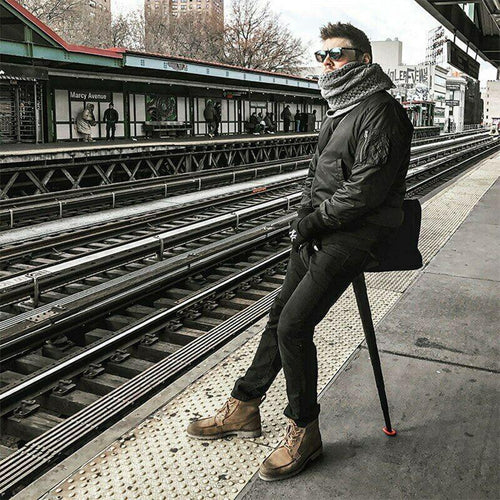 BowLift | Portable Mini Folding Chair for Queuing Outdoors etc.