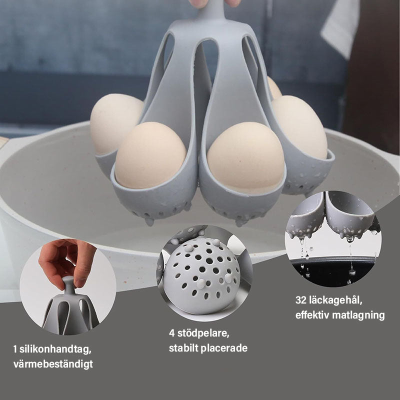 EasyPoach Silicone Egg Master — Enjoy perfectly cooked eggs stress-free that everyone loves | Bowlift