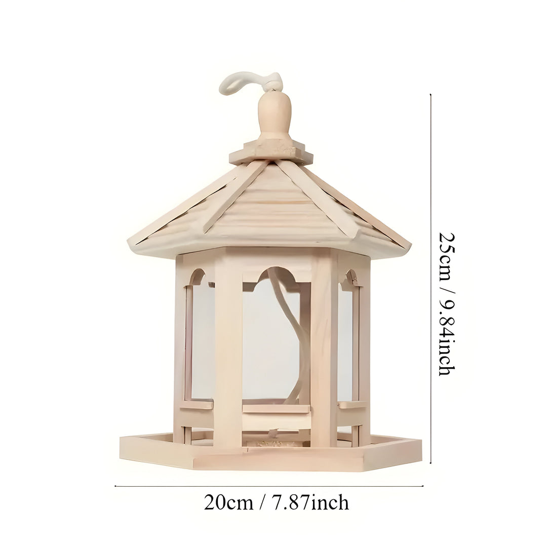 SkyPerch Nest - PaintaBowlifte wood hanging birdhouse | Bowlift