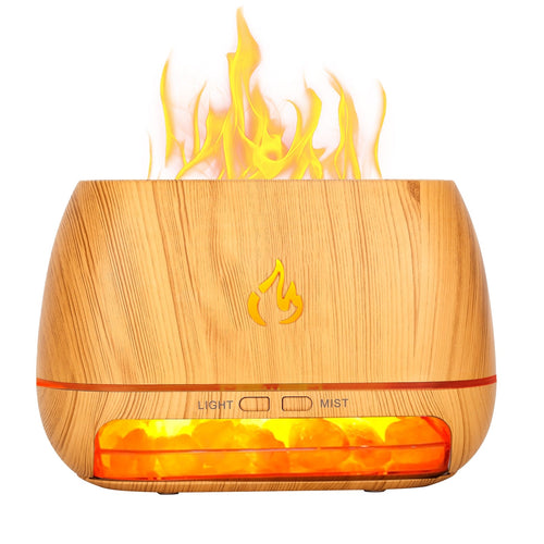 Woyuosn 3-in-1 Himalayan Salt Rock Scent Diffuser Bowlift