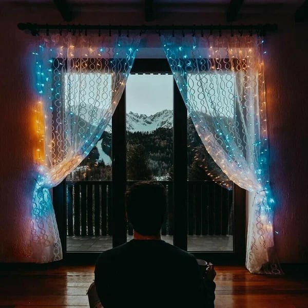 BowLift | LED Rainbow Curtain Lights — Color Changing Waterproof Decoration