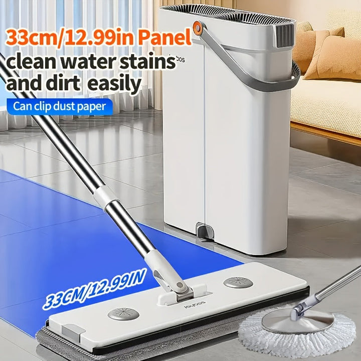 Mop set with bucket | 33 cm or 40 cm flat mop | Bowlift
