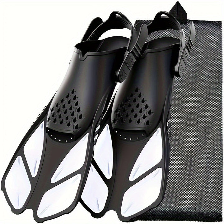 BowLift | Snorkel fins SeaVana Glide | Adjustable & Short | Open Heel | For Travel & Leisure | Unisex