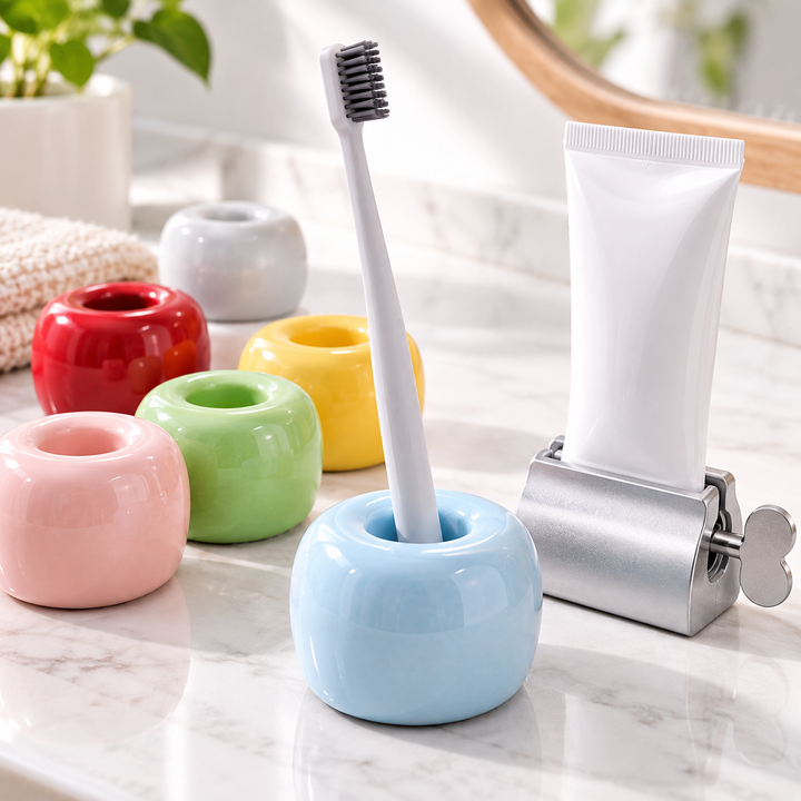 Minimalist Ceramic Toothbrush Holder Bowlift