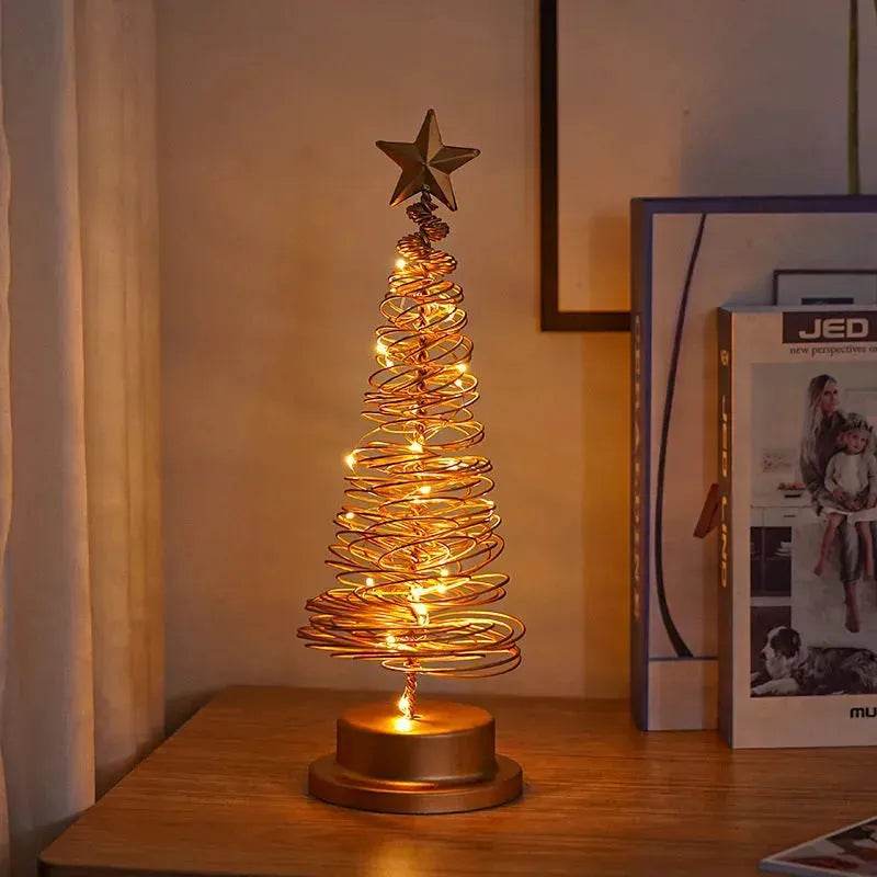 BowLift | Spiral LED Light Christmas Tree Decoration Night Light Ornaments
