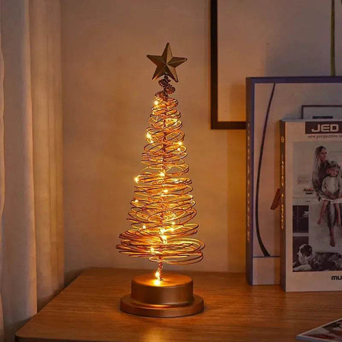 BowLift | Spiral LED Light Christmas Tree Decoration Night Light Ornaments
