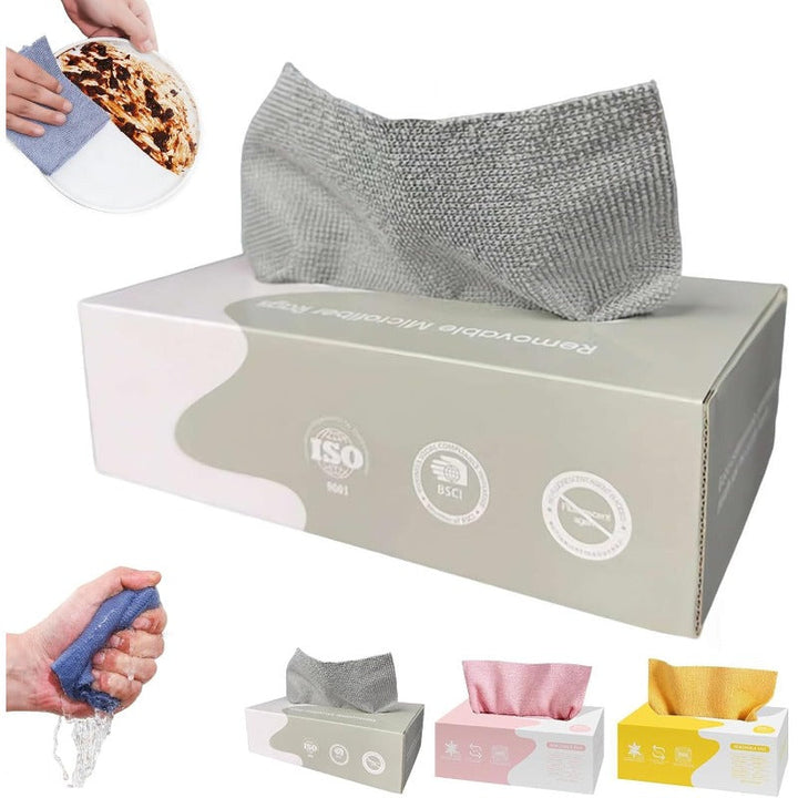 Reusable Pop-Up Microfiber Wipes Bowlift