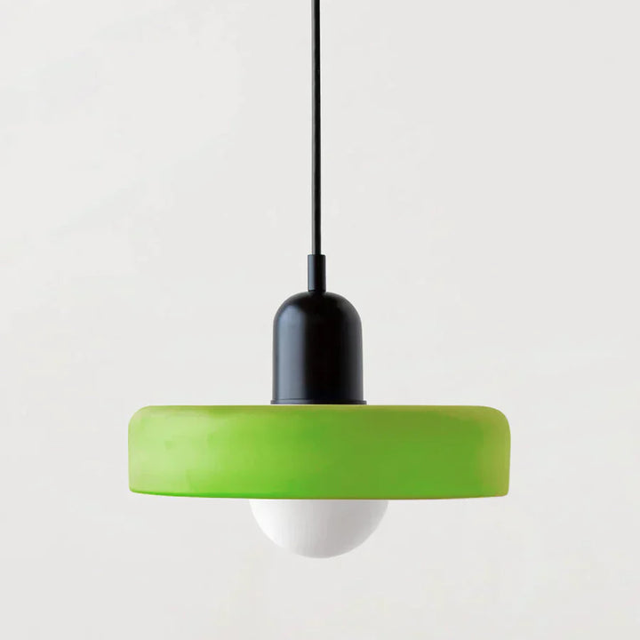 Scandinavian Pendant Light for Living Room and Dining Room – Minimalist Design with AdjustaBowlifte Height – Glass | Bowlift